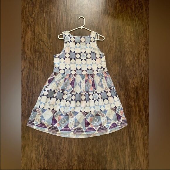 Lucky brand Laura Ashley patchwork mini dress size S - Picture 7 of 8